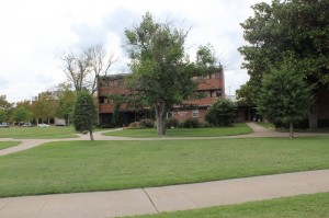 Campus sidewalks