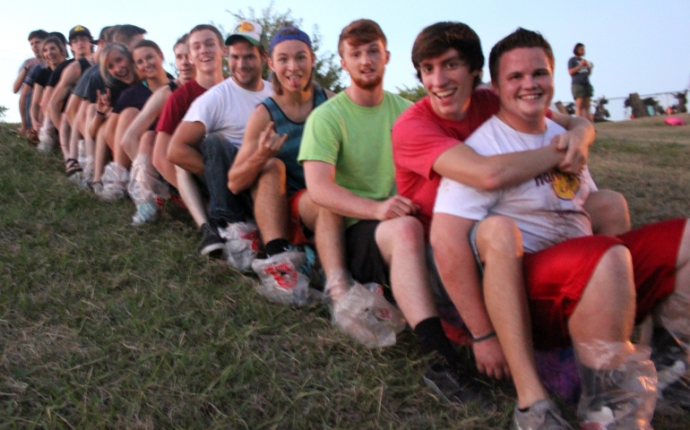 Sledding without Snow: 2014 Ice Blocking