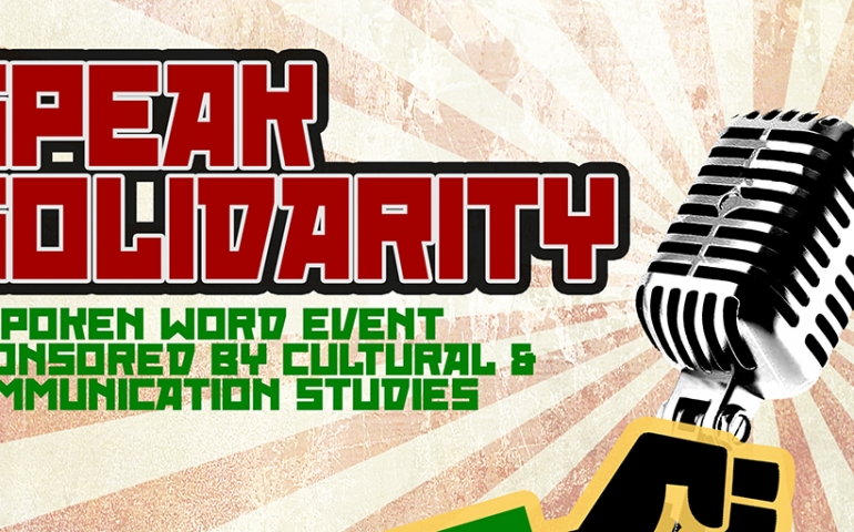 Coming Soon: Speak Solidarity