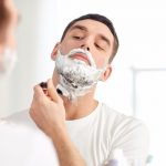 Man shaving