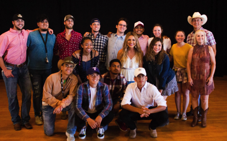 A family group photo at Southern Supper