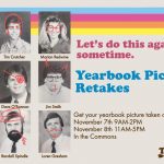 yearbook retake poster