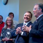 Dr. Eades laughing with Dr. Newman