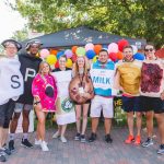 The SGA Executive council at NSI with costumes on