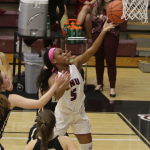 Alexus going up for a lay up