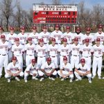 Professional shot of the baseball team