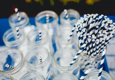 New Straws in the Coffee Shop