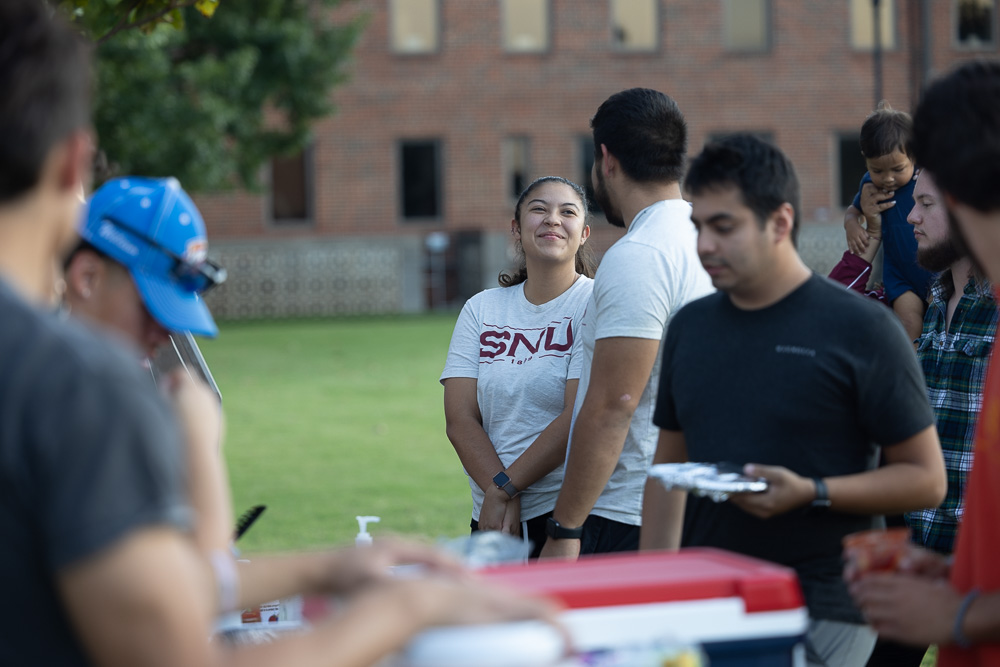 A group of students at Amigos Unidos