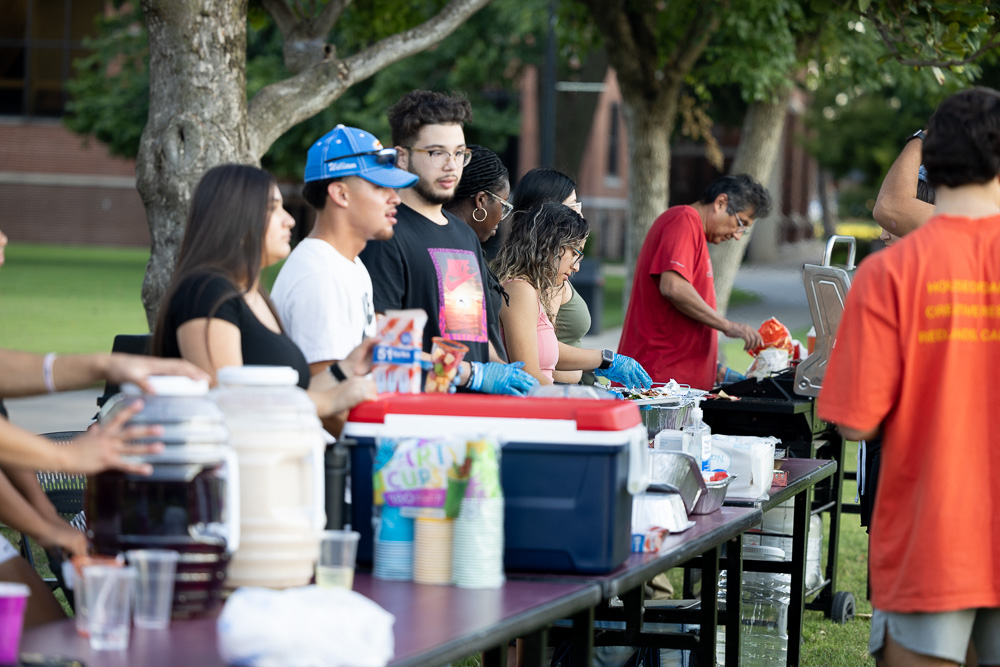A group of students at Amigos Unidos