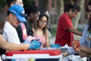 A group of students at Amigos Unidos