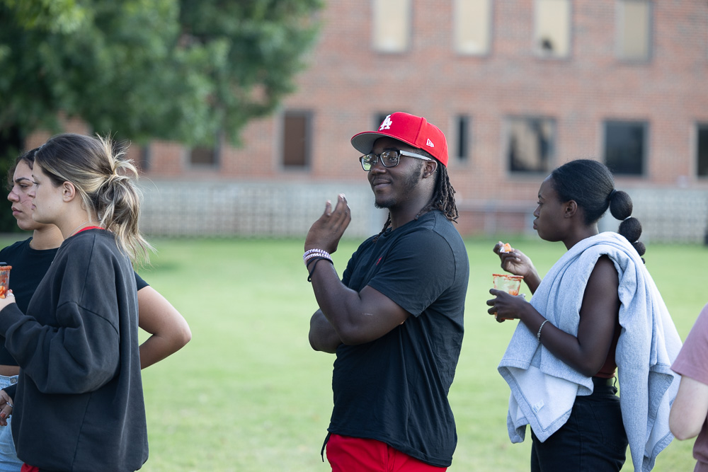 A group of students at Amigos Unidos