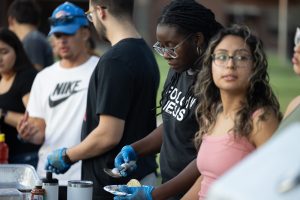 A group of students at Amigos Unidos