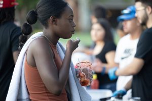 A group of students at Amigos Unidos