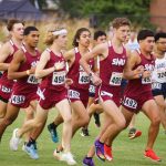 SNU cross country runners at Cowboy Jamboree