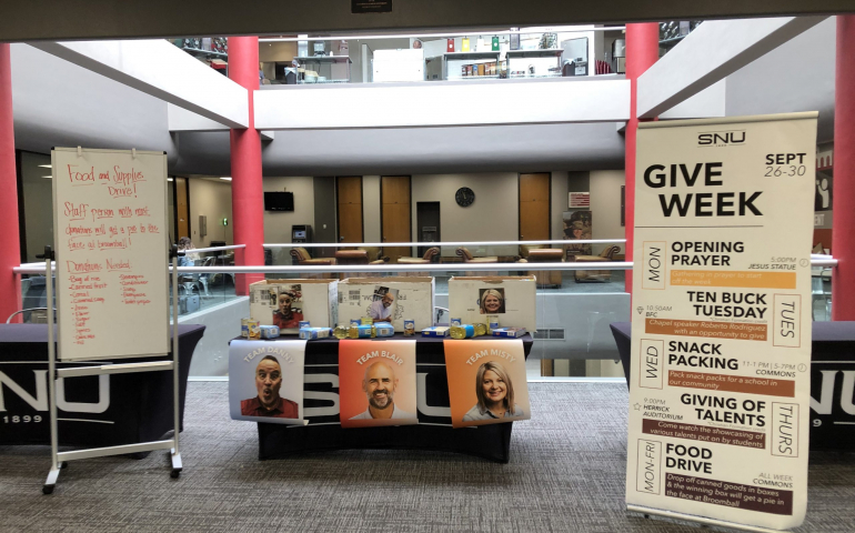 As Give Week Ends, the Pieing Begins