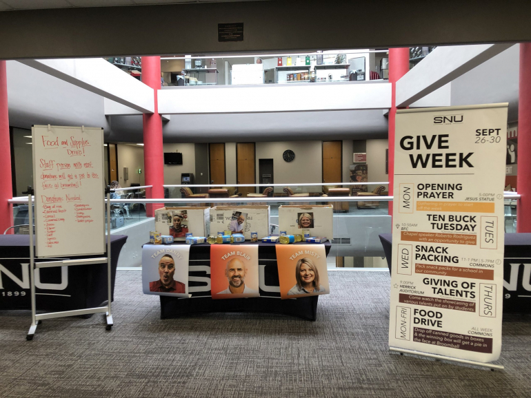 As Give Week Ends, the Pieing Begins