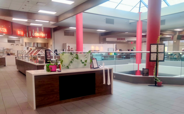 Care Bear Bringing Joy to the SNU Cafeteria 